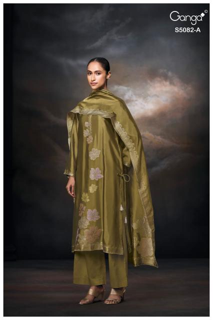 Ganga phiona 5082 wholesale dress materials in surat